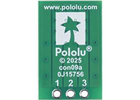 Breakout for JST PH-Style Connector, 3-Pin, bottom view.