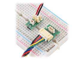 Breakout boards for JST PH-style connectors in a breadboard.