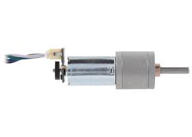 Magnetic Encoder with Top-Entry Connector assembled on a 20D mm Metal Gearmotor with Extended Motor Shaft (JST PH cable not included). (1)