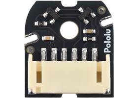 Magnetic Encoder with Side-Entry Connector for 20D mm Metal Gearmotors.