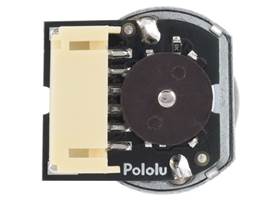 Magnetic Encoder with Side-Entry Connector assembled on a 20D mm Metal Gearmotor with Extended Motor Shaft.