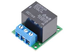 Pololu Basic SPDT Relay Carrier with 12VDC Relay, Terminal Blocks, and JST SH-Style Top-Entry Connector. (1)