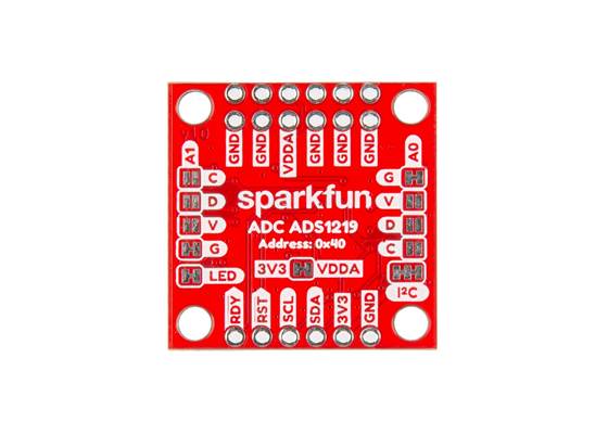 SparkFun Qwiic 24 Bit ADC - 4 Channel (ADS1219) (2)