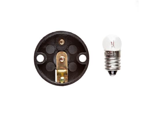 E10 Screw Bulb & Socket (2)
