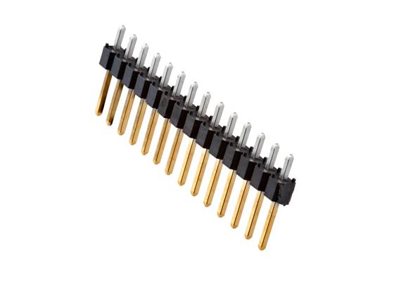 Straight Header - Male, Gold Plating (PTH, 0.1in., 14-Pin)