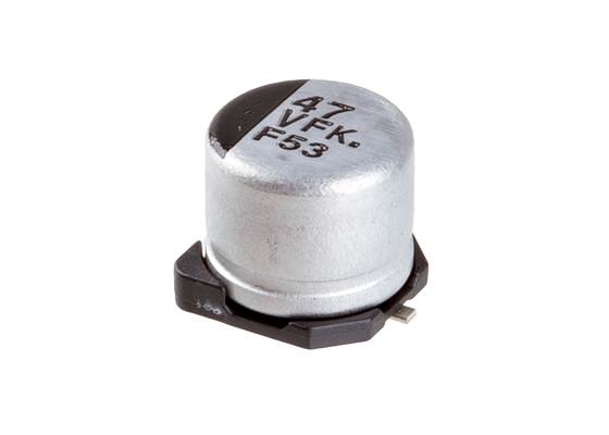 Capacitor Aluminum Electrolytic - 47µF, 20%, 35V