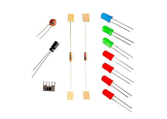 Airplane Soldering Kit - White & Red (4)