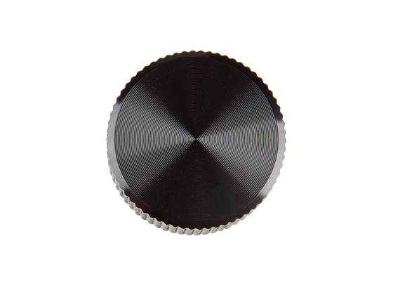 Aluminum Potentiometer Knob – Black 25mm (2)