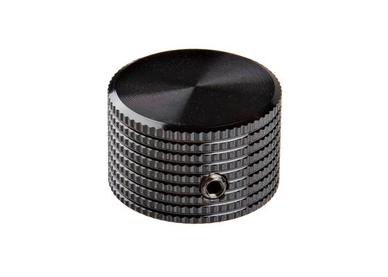 Aluminum Potentiometer Knob – Black 25mm (4)