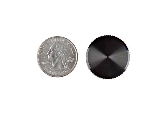Aluminum Potentiometer Knob – Black 25mm (5)