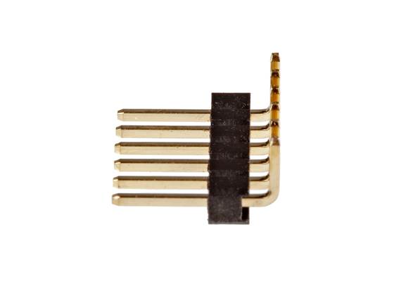 Right Angle Header - Male (PTH, 0.1in., 6-Pin) (3)