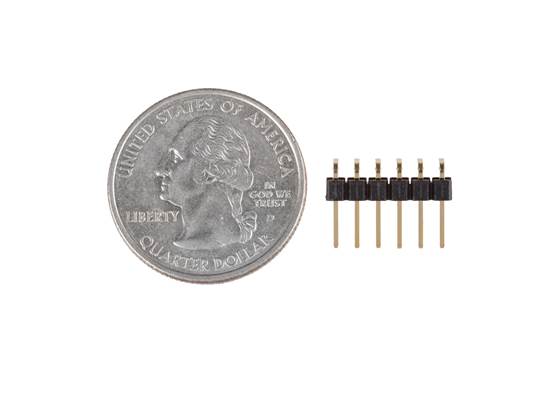 Right Angle Header - Male (PTH, 0.1in., 6-Pin) (4)