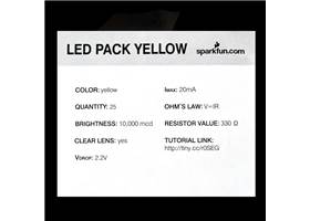 LED - Super Bright Yellow (25 pack) (5)