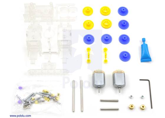 Tamiya 70168 double gearbox kit  &#8211; clear.
