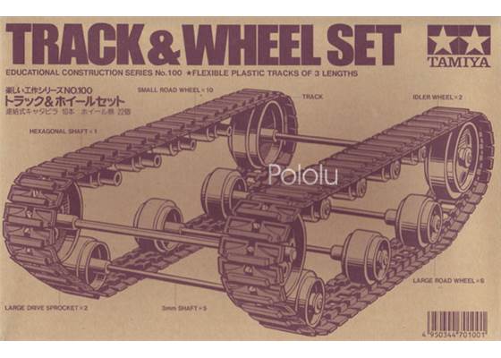 Box front for Tamiya 70100 Track and Wheel Set