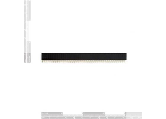 Straight Header - Female (PTH, 0.1in., 40-Pin) (2)