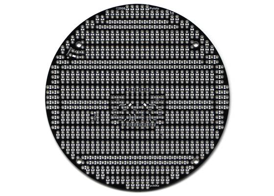3pi expansion kit without cutouts PCB (black).