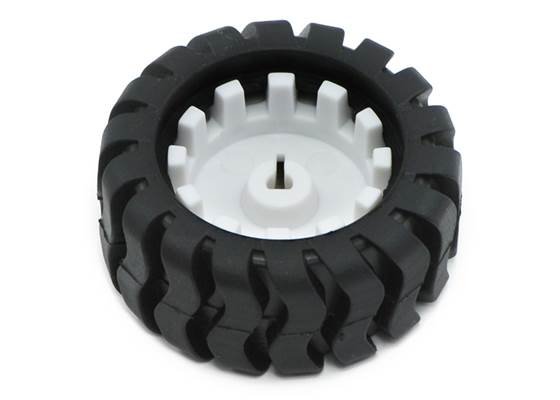 Pololu wheel 42&#215;19mm, interior view.