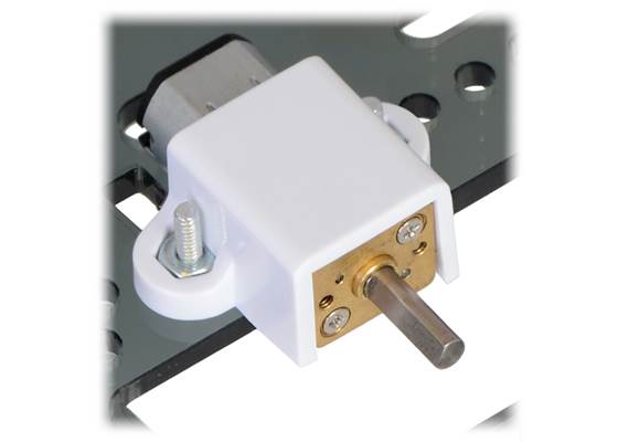 Pololu micro metal gearmotor bracket extended with Micro Metal Gearmotor. (1)