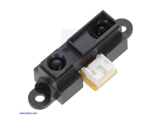 Sharp GP2Y0A21YK Analog Distance Sensor.