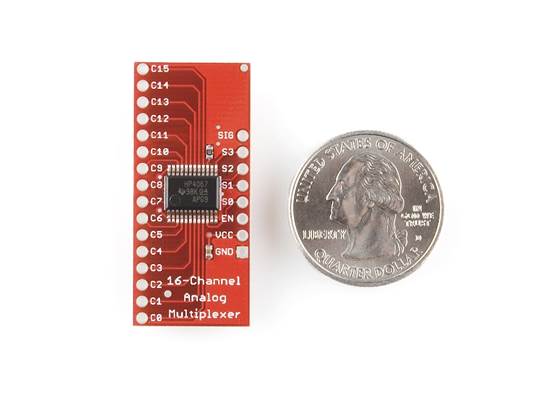 SparkFun Analog/Digital MUX Breakout - CD74HC4067 (3)