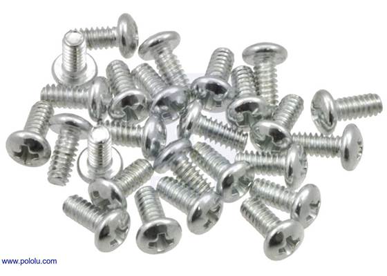 Machine Screw: #4-40, 1/4&quot; Length, Phillips (25-pack).