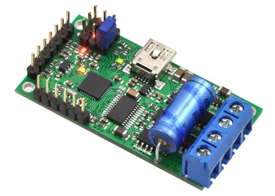 Simple High-Power Motor Controller 18v15 or 24v12, fully assembled.