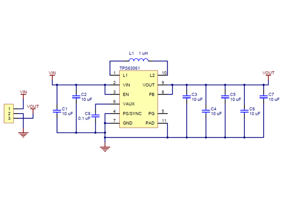 Pololu 5V Step-Up/Step-Down Voltage Regulator S7V7F5 schematic diagram.