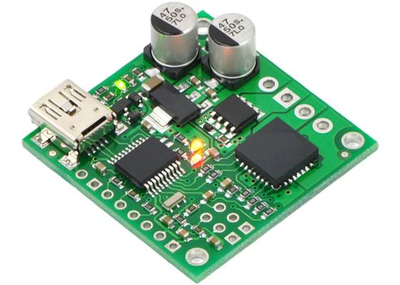Pololu Jrk 21v3 USB motor controller.