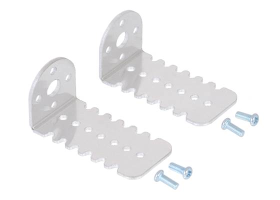 Pololu 25D mm metal gearmotor bracket pair.