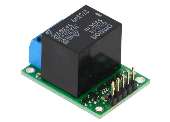 Pololu RC Switch with Relay, assembled.