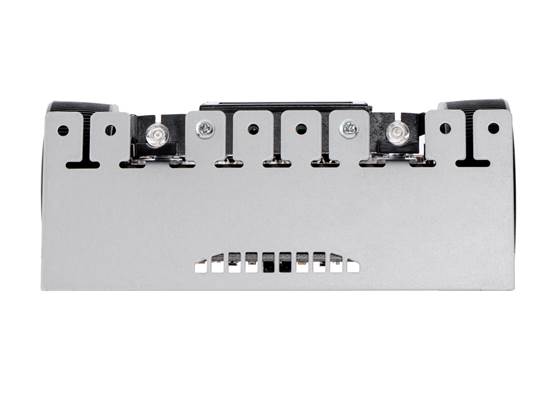 Assembled Zumo 32U4 robot, front view.