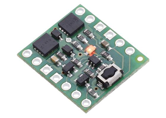 Mini Pushbutton Power Switch with Reverse Voltage Protection, LV.