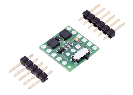 Mini MOSFET Slide Switch with Reverse Voltage Protection (SV), with included hardware.
