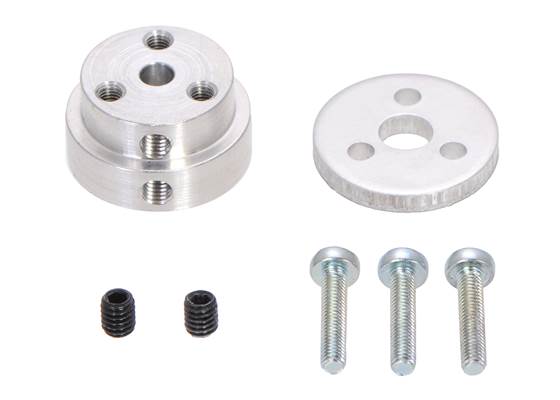 4&nbsp;mm scooter wheel adapter with included hardware.