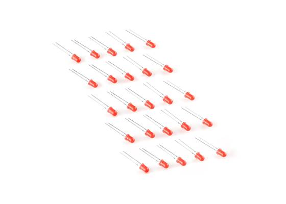 LED - Basic Red 5mm (25 pack)