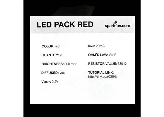 LED - Basic Red 5mm (25 pack) (3)