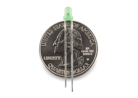 LED - Basic Green 3mm (2)