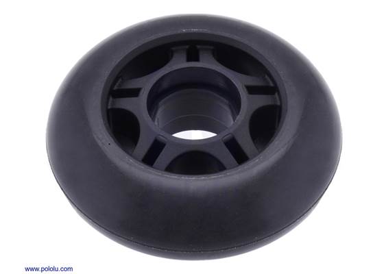 Scooter/skate wheel 70x25mm &#8211; black.