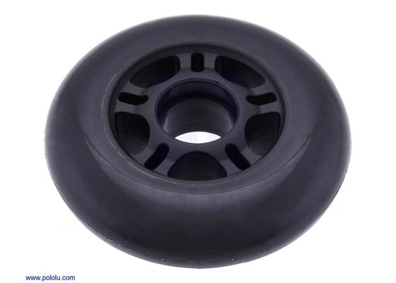 Scooter/skate wheel 84x24mm &#8211; black.