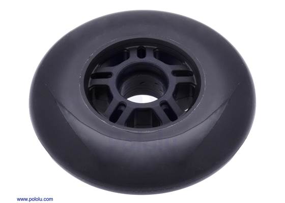 Scooter/skate 100x24mm &#8211; black.