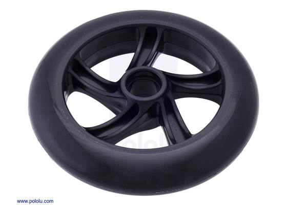 Scooter/skate wheel 144x29mm &#8211; black.