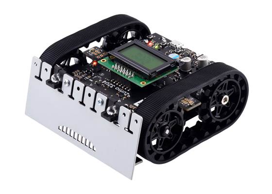 Assembled Zumo 32U4 robot.