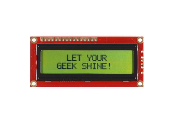 Basic 16x2 Character LCD - Black on Green 5V