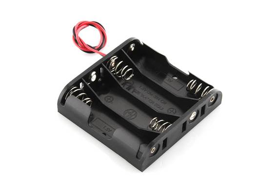 Battery Holder - 4xAA Square