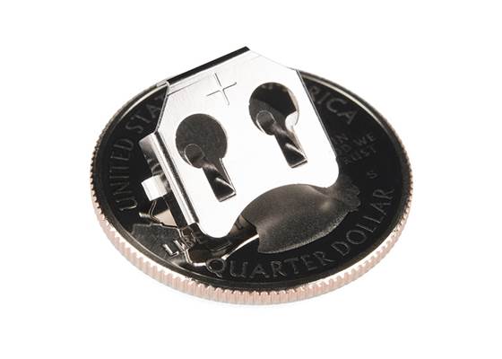Coin Cell Battery Holder - 12mm (PTH) (2)