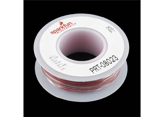 Hook-up Wire - Red (22 AWG)