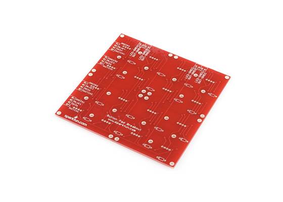 Button Pad 4x4 - Breakout PCB