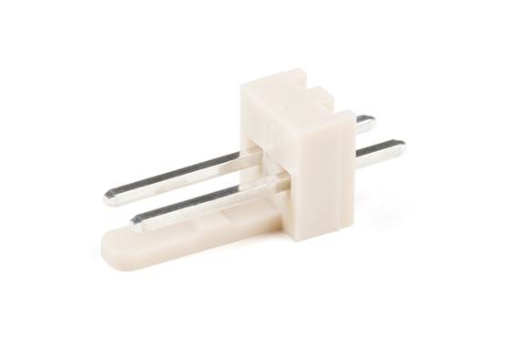 Polarized Connector Header (0.1in., 2-Pin)