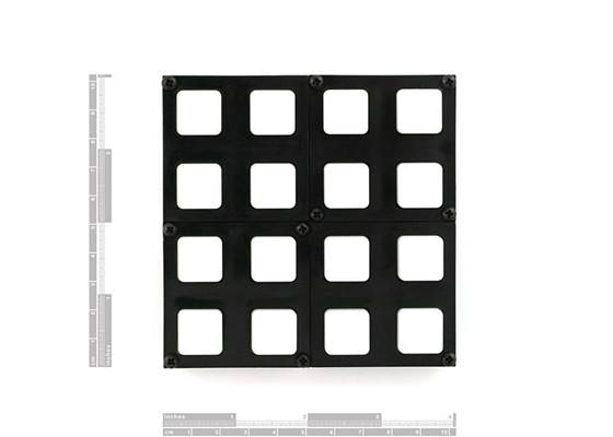 Button Pad 2x2 Bottom Bezel (4)